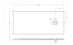 BelBagno Душевой поддон Tray 180/80 TRAY-MR-UNO-AH-180/80-35-W-CR – фотография-3