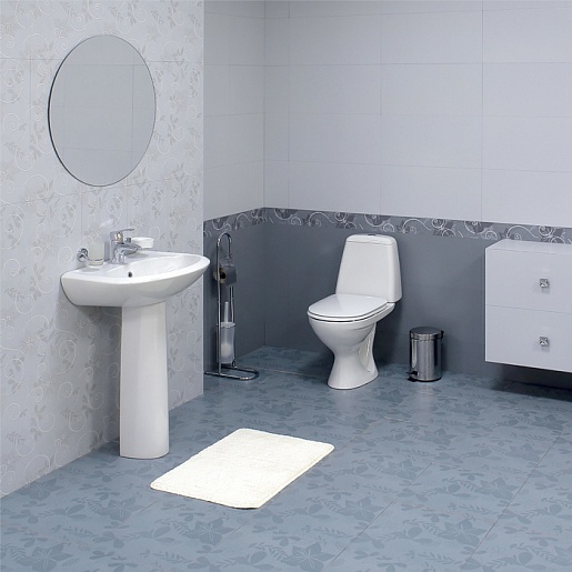 Керамин Унитаз-компакт Стиль с жестким сиденьем, двойной спуск – картинка-3