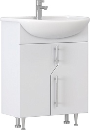 Vigo Тумба с раковиной Turin 60 белая – фотография-1