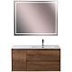 BelBagno Тумба с раковиной Kraft 100 R подвесная Rovere Tabacco – фотография-24