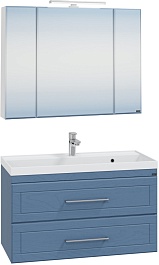 СанТа Мебель для ванной Венера 100 дуб адриатика – фотография-1