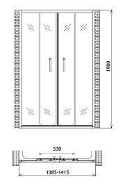 Gemy Душевая дверь Victoria S30192E – фотография-2