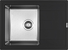 Florentina Мойка кухонная Комби 650 антрацит