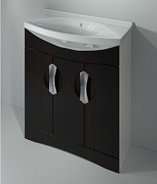 Какса-а Тумба с раковиной Каприз 75 венге – фотография-2