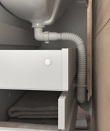 Vigo Мебель для ванной Diana 2-60 R подвесная белая – фотография-7