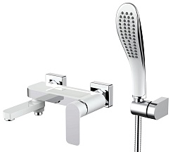 Gappo Смеситель для вынны 35к G3248 белый/хром – фотография-1