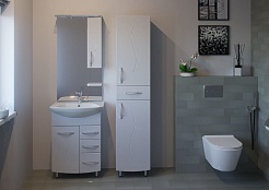 ASB-Mebel Тумба с раковиной Грета 60 напольная – фотография-7