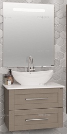 СанТа Мебель для ванной Венера 70 дуб вулканический – фотография-1