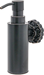 Milacio Дозатор для жидкого мыла Villena MC.908.BBR черный матовый – фотография-1