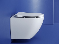 Ceramicanova Подвесной унитаз Metropol Торнадо CN4002T безободковый белый – фотография-9