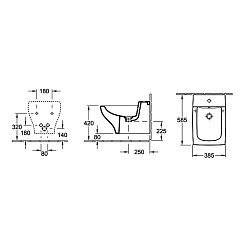 Villeroy & Boch Биде подвесное La Belle 5427 00 R1 alpin – фотография-2