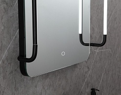 Esbano Зеркало ES-3732 H2D 60x80 черное матовое – фотография-3