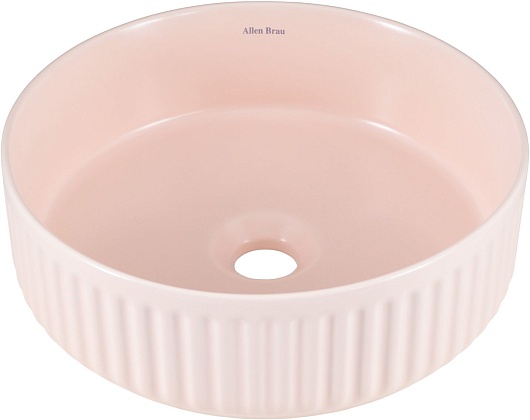 Allen Brau Мебельная накладная раковина Fantasy Line 36 4.11032.SM розовый – фотография-2