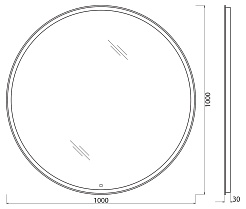 BelBagno Зеркало SPC-RNG-1000-LED-TCH – фотография-7