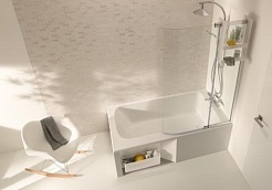 Jacob Delafon Акриловая ванна Bain-Douche Malice E6D066R-00 160х85 R – фотография-2