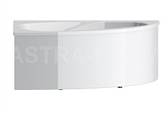 Astra-Form Ванна Тиора 154x105 L, литой мрамор – фотография-4