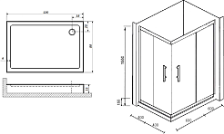 Parly Душевой уголок ZQ121G – фотография-6