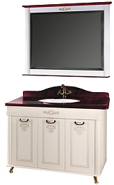 Водолей Мебель для ванной "Анжелика 110" F-3 красная – фотография-1