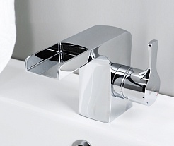 WasserKRAFT Смеситель для раковины каскадный "Berkel 4869" – фотография-2