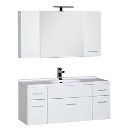 Aquanet Мебель для ванной  "Данте 110" 2 шкафа камерино (164826) – фотография-1