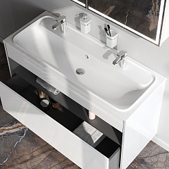 Am.Pm Мебельная раковина Func 120 белая матовая – фотография-4