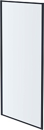 Aquatek Душевая перегородка Ария 90x200 AQ ARI WA 09020BL профиль черный стекло прозрачное – фотография-1