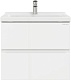 Onika Тумба под раковину Эвада 60 подвесная белая – фотография-10