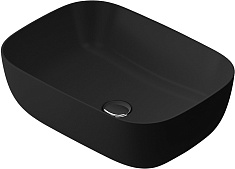 Am.Pm Мебельная накладная раковина Func 45 черная матовая