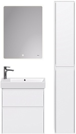 Dreja Мебель для ванной Slim 65 подвесная белая – фотография-2