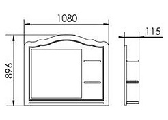 Атолл Мебель для ванной "Марсель 210" – фотография-10