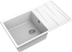 Granfest Мойка кухонная GF-LV-860L иней – фотография-1