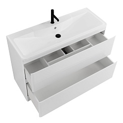 BelBagno Мебель для ванной Albano 120 напольная Bianco Lucido – фотография-5