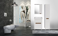 ASB-Mebel Мебель для ванной Вита 60 белая – фотография-4