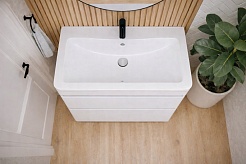 Vivon Тумба под раковину Atwood 80 напольная белая матовая – фотография-4