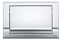 Schwab Кнопка смыва Riva Mini глянцевый хром – фотография-1