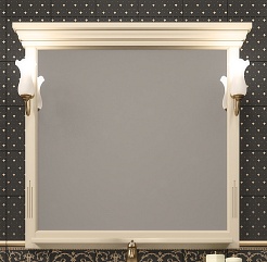 Opadiris Зеркало для ванной Риспекто 95 слоновая кость – фотография-1