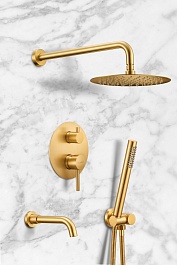 Milacio Душевая система Ultra MCU.150.GD золото – фотография-2