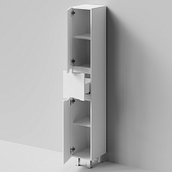 Водолей Шкаф пенал Лайт 30 L белый – фотография-4