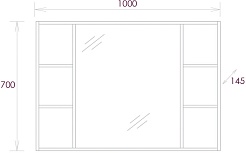 Onika Мебель для ванной Тимбер 100.10 серая/дуб сонома – фотография-12