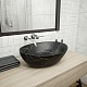 Teymi Раковина накладная Lori 41 T50496 черный мрамор – картинка-20