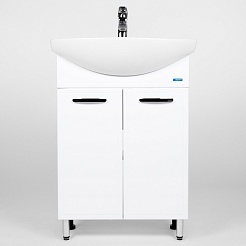 Viant Тумба с раковиной Милан 60 белая – фотография-3