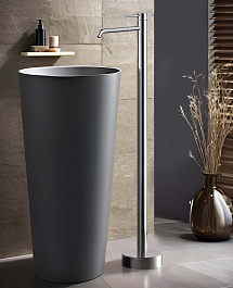 Aquatek Напольный смеситель для раковины Европа AQ1309CR хром – фотография-2