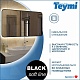 Teymi Зеркало Solli Black Soft Line 120/70 LED сенсор на взмах T20230S – фотография-13