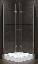 Cezares Душевой уголок ELENA-W-ASH-2-80/100-P-Cr-R – фотография-1