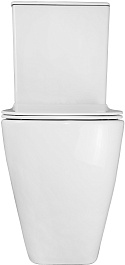 Azario Унитаз-компакт Mirada S AZ-1288A безободковый с бачком с сиденьем микролифт белый – фотография-4