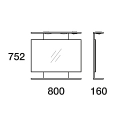 Merkana Зеркало Коралл 80 – фотография-2