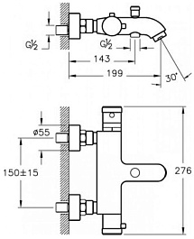 Vitra Смеситель AquaHeat A47015EXP – фотография-2