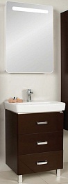 Акватон Мебель для ванной "Америна 60 М" R коричневая – фотография-1