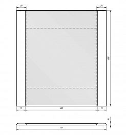 Dreja Мебель для ванны Laguna Plus 75 напольная – фотография-3