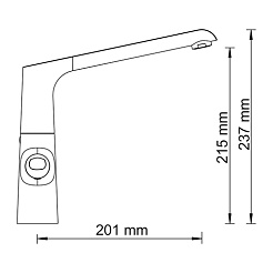 WasserKRAFT Смеситель для кухни "Lossa 1207" – фотография-4